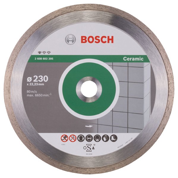 Diamanttrennscheibe Standard for Ceramic, 230 x 22,23 x 1,6 x 7 mm, 1er-Pack