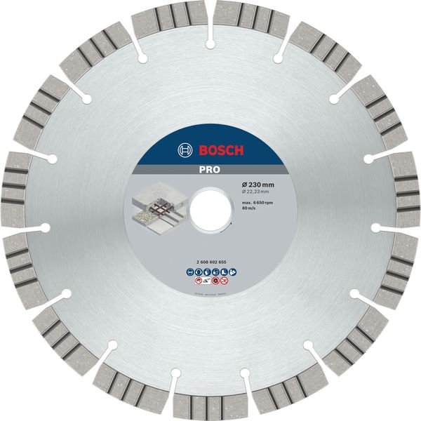 PRO Concrete Diamanttrennscheibe, 230 x 22,23 mm