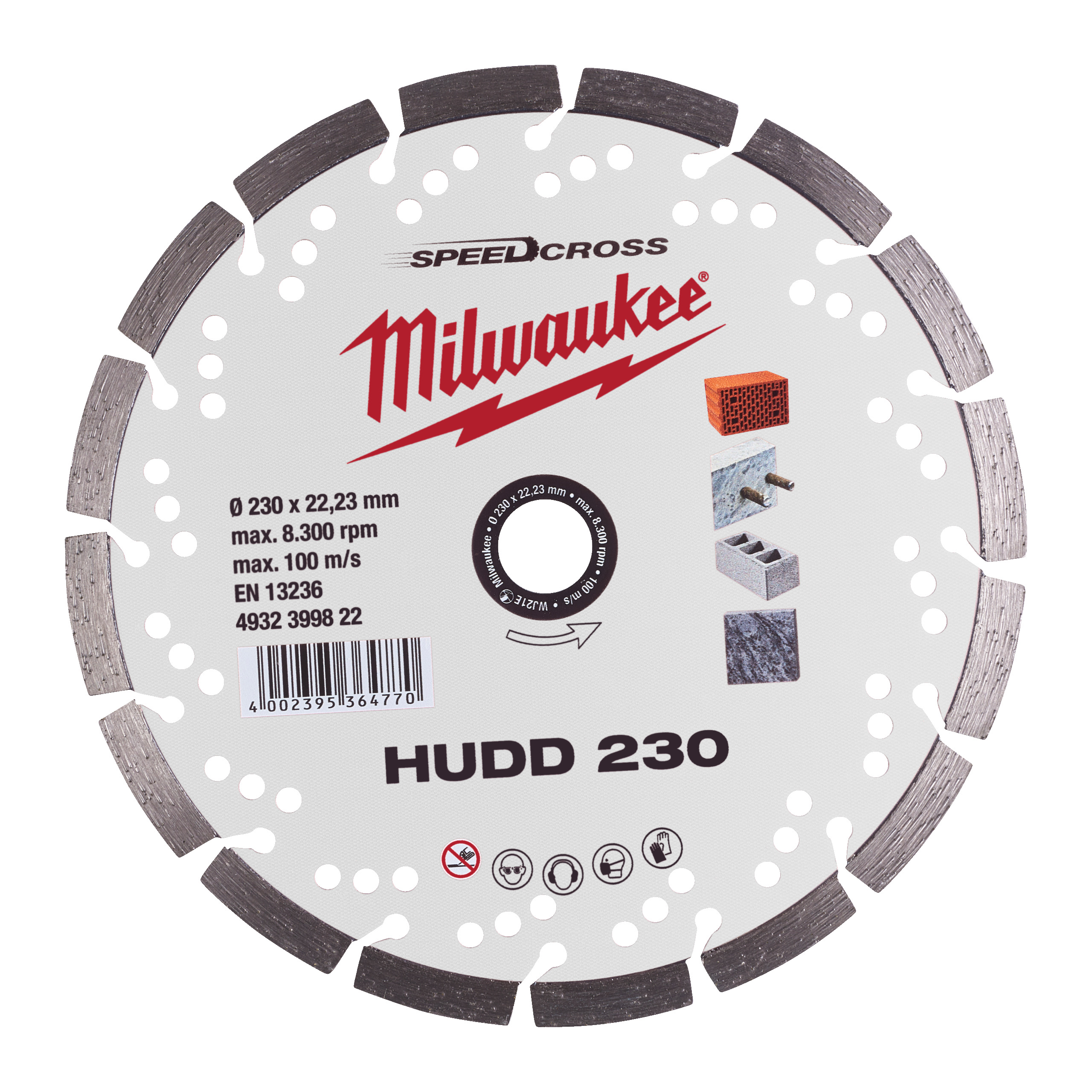 Diamanttrennscheibe SPEEDCROSS HUDD