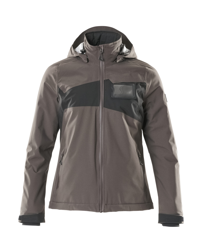 Produktfoto Winterjacke m. CLIMASCOT®, Damen, leicht Winterjacke Größe 2XL, dunkelanthrazit/schwarz