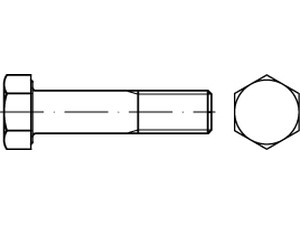 Sechskantschrauben DIN 7990 Mu 4.6 / CE U M 12 x 100 feuerverzinkt tZn S normal