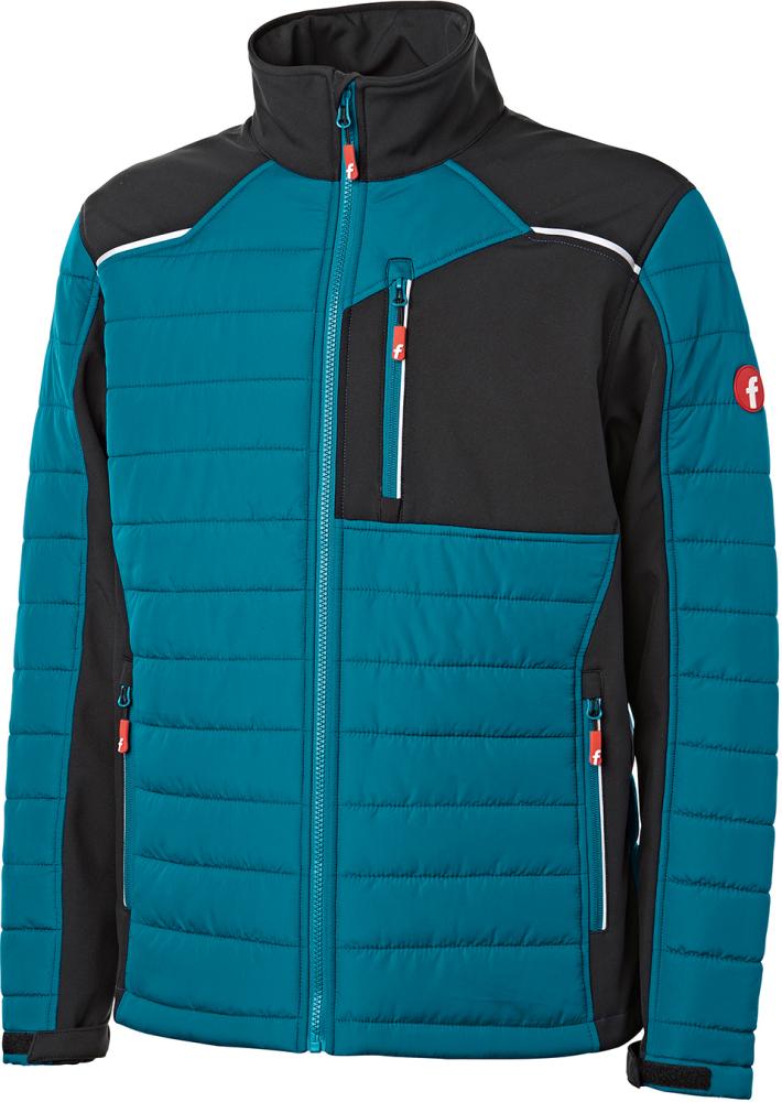Hybrid-Steppjacke petrol/schwarz Gr. 2XL Fortis Elements