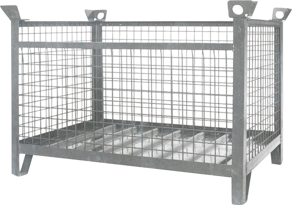EICHINGER Gitterbox- Stapelpalette Tragkraft 1500kg L1000xB800xH750mm feuerverzinkt