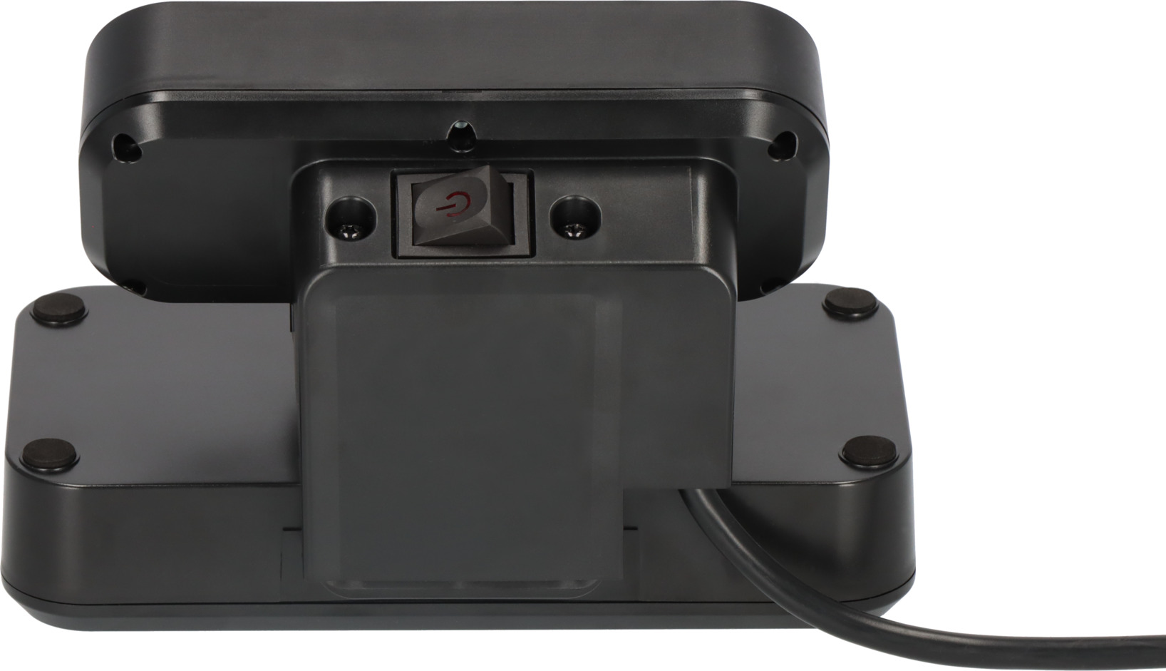 brennenstuhl®estilo Duplex Tischsteckdosenleiste mit Überspannungsschutz, 1x USB C, 1x USB A, 9x Schutzkontakt-Steckdosen, silber/schwarz