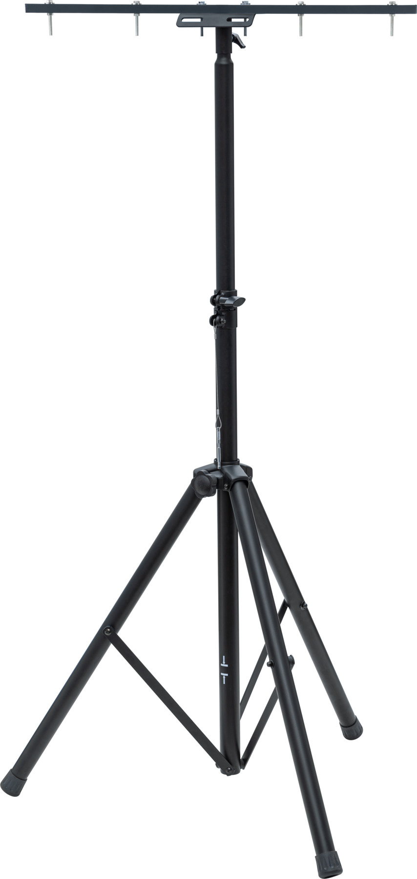 Bau Teleskop Stativ ST 200 schwarz mit Querträger