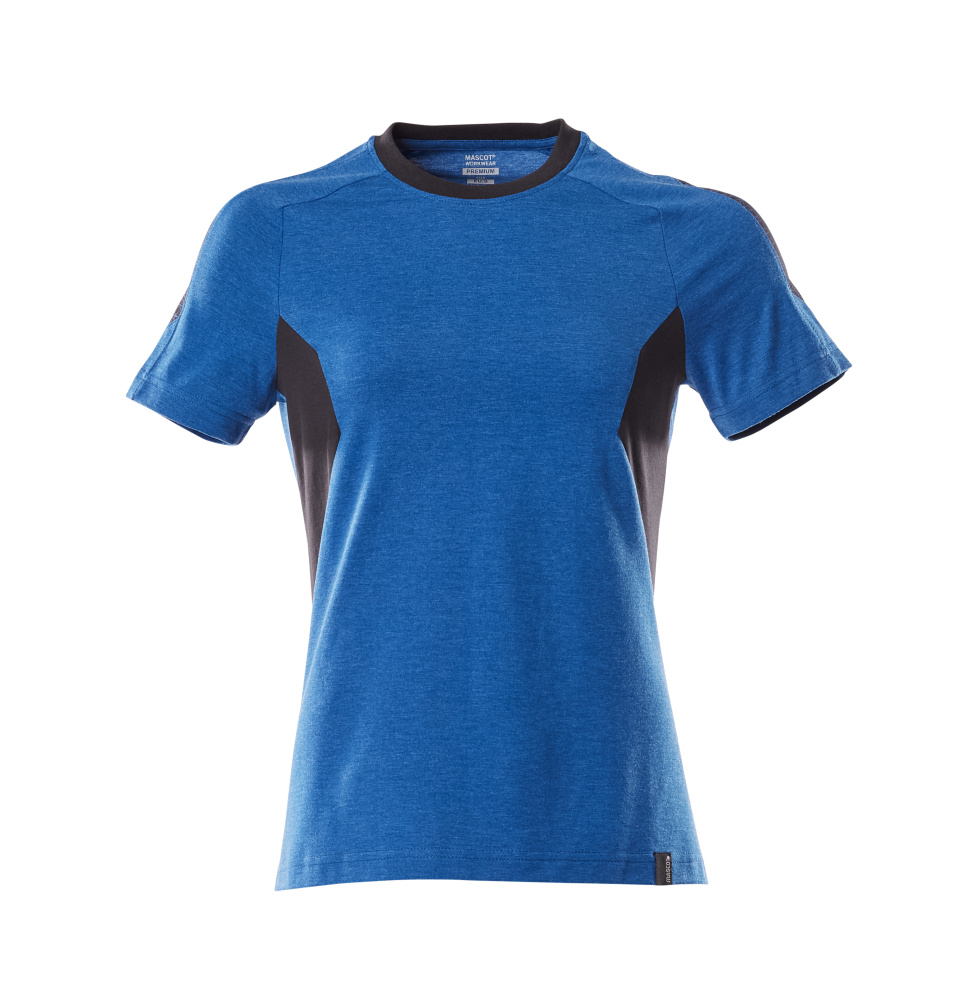 Produktfoto T-Shirt, Damen T-shirt Größe 2XLONE, azurblau/schwarzblau