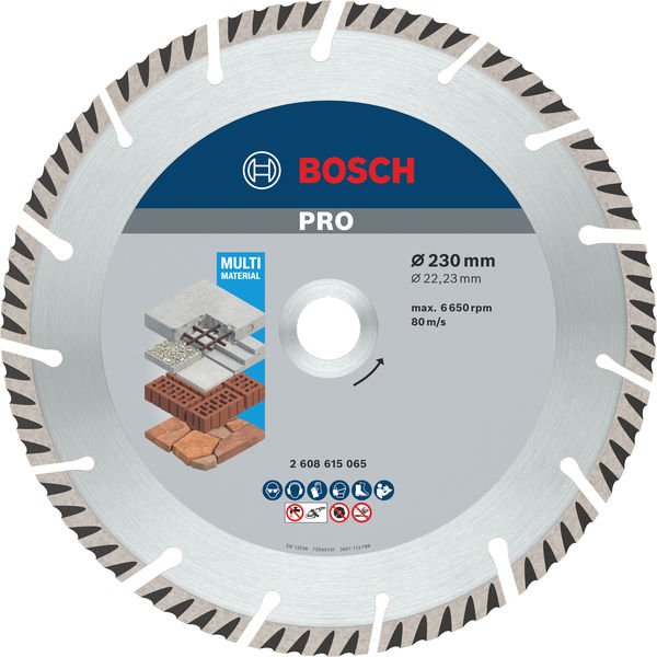 PRO Multi Material Diamanttrennscheibe, 230 x 22,23 mm