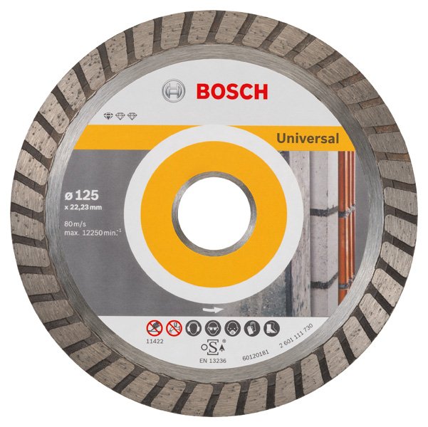 Diamanttrennscheibe Standard for Universal Turbo, 125x22,23x2x10 mm, 1er-Pack