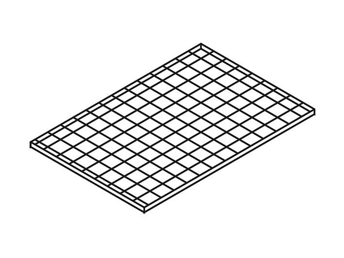 GitterrostBoden 1300X800 für Gasmagazin