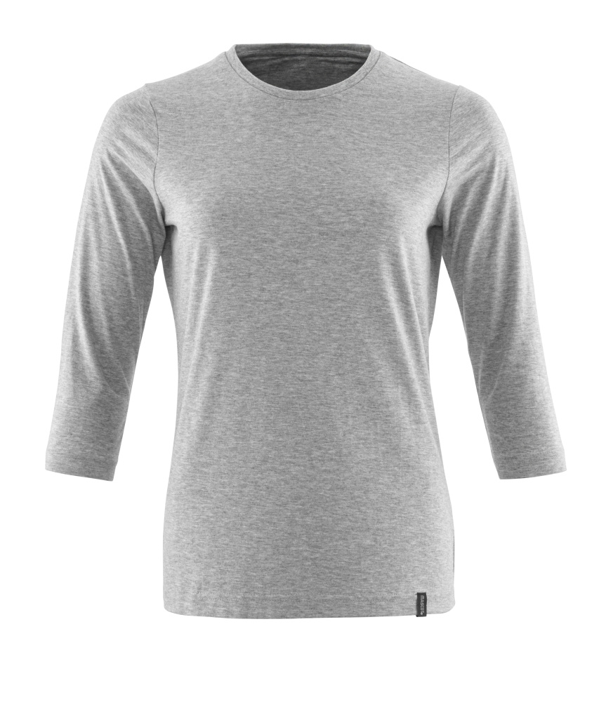 Produktfoto T-Shirt mit ¾ Arm, Damen, ProWash® T-shirt Größe 2XLONE, grau-meliert