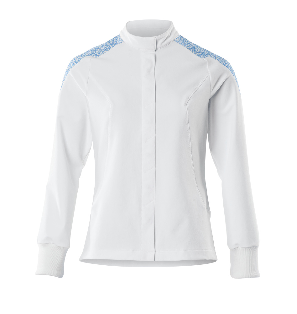 Produktfoto Jacke, Damen, ULTIMATE STRETCH Jacke Größe 2XL, weiss/azurblau