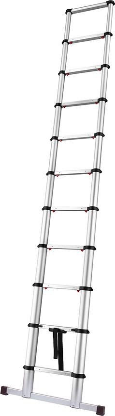 FORTIS Teleskopleiter 11 Sprossen Leiterlänge (eingefahren) 0,82m Arbeitshöhe 3,27m