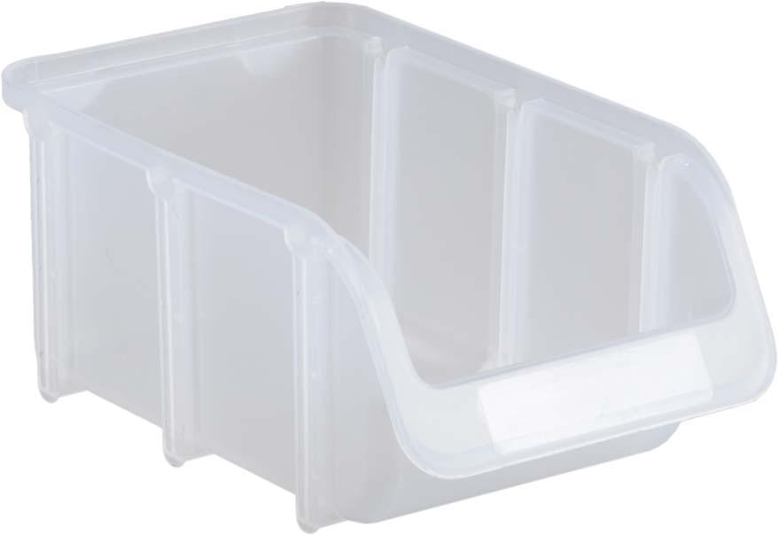 HÜNERSDORFF Sichtlagerkasten 164x102x74mm 2,3kg PP lebensmittelecht tran-sparent