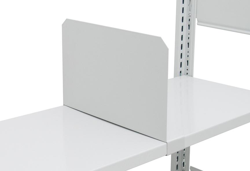 Fachteiler T300xH200 mm für Fachboden 150kg gr. Fachteiler T300xH200 mm für Fachboden 150kg gr.