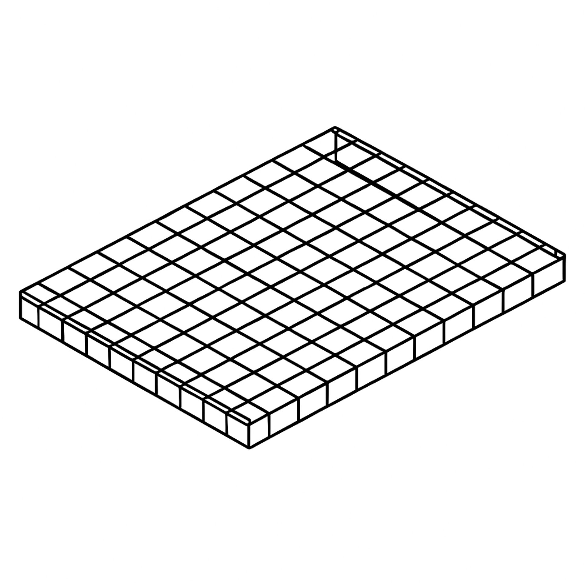 Einpress-Gitterroste roh , MW 30x10 mm Tragstab 30x2 mm , Grs. 3000x1000 mm