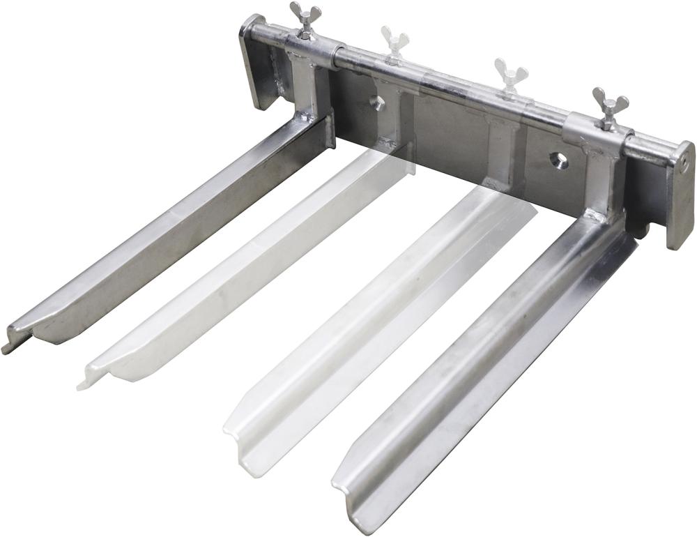 VARIOFIT Gabezinken verstellbar für Materialheber 450mm verzinkt