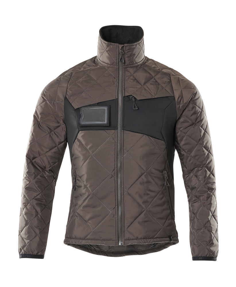 Produktfoto Thermojacke mit CLIMASCOT® Thermojacke Größe 2XL, dunkelanthrazit/schwarz