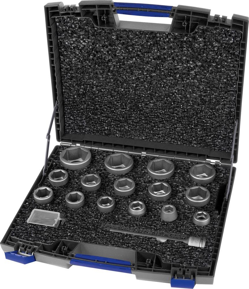Kraft- Steckschlüssel-Satz 3/4" 20-teilig ASW