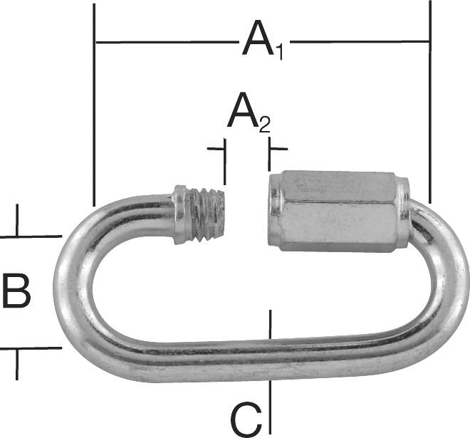 Rapidglied, Edelstahl 4,0 mm Vormann Rapidglied, Edelstahl 4,0 mm Vormann