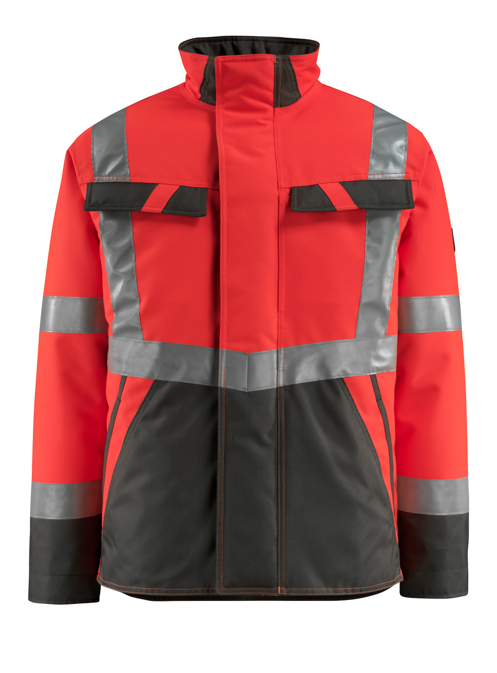 Produktfoto MASCOT® Penrith Winterjacke Größe 2XL, hi-vis rot/dunkelanthrazit