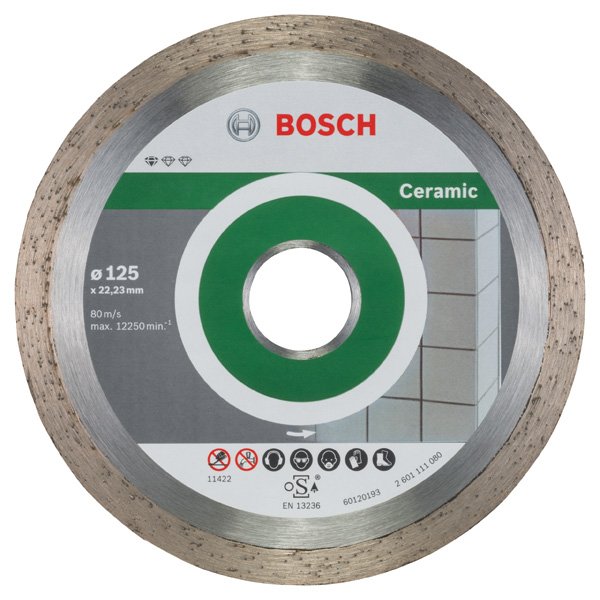 Diamanttrennscheibe Standard for Ceramic, 125 x 22,23 x 1,6 x 7 mm, 10er-Pack