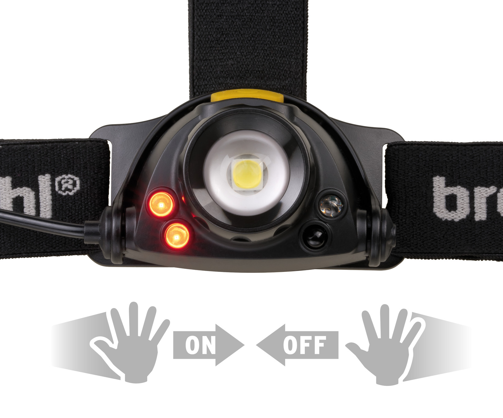 LuxPremium LED Akku Sensor Kopflampe SL 401 AF, IP44, 400lm