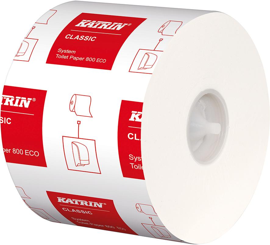 Katrin Classic Toilet ECO 2-lagig Tissue, weiß Katrin Classic Toilet ECO 2-lagig Tissue, weiß