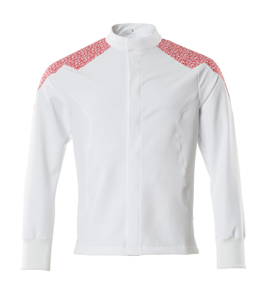 Produktfoto Jacke, ULTIMATE STRETCH Jacke Größe 2XL, weiss/verkehrsrot