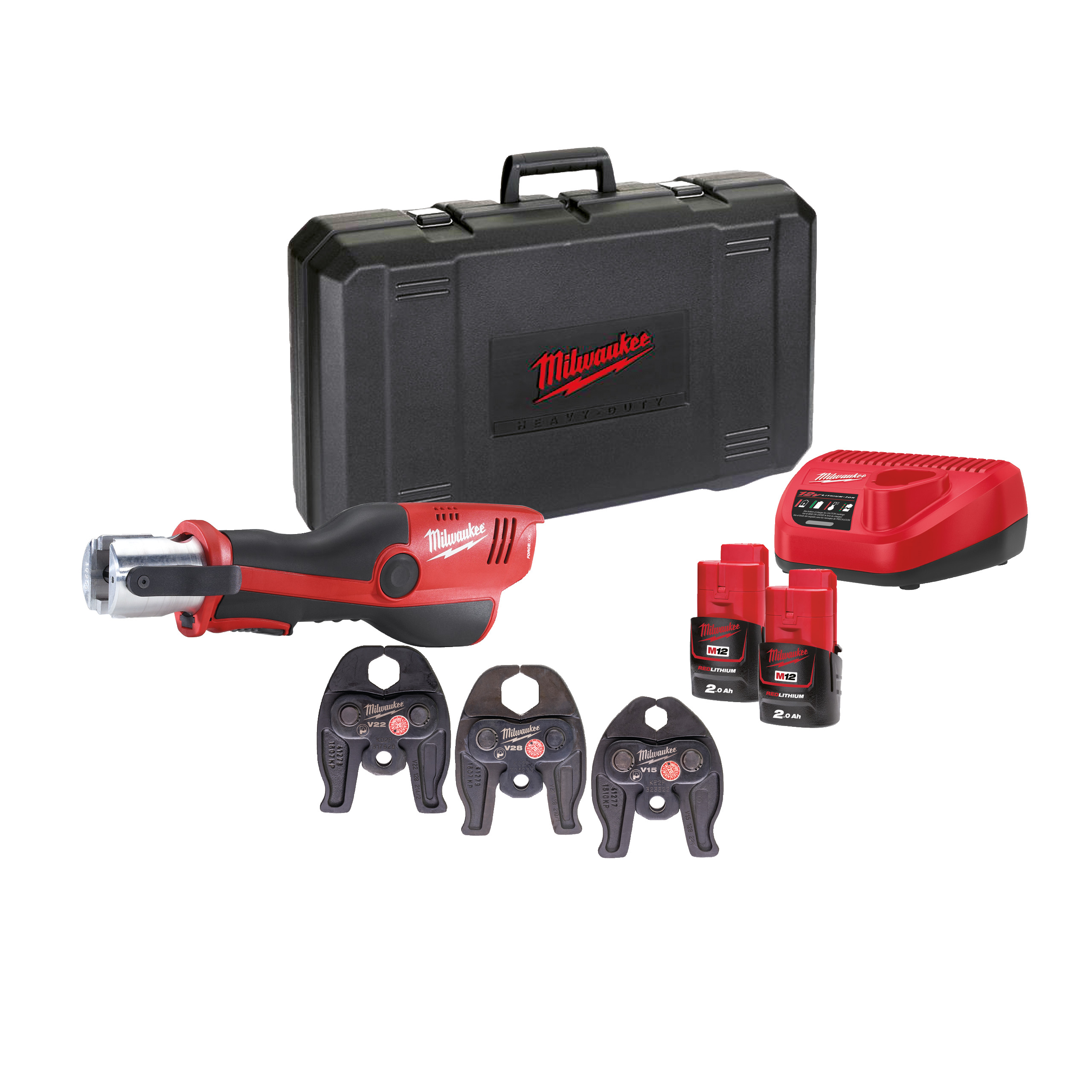 Akku-Presswerkzeug M12HPT-202C V-Set
