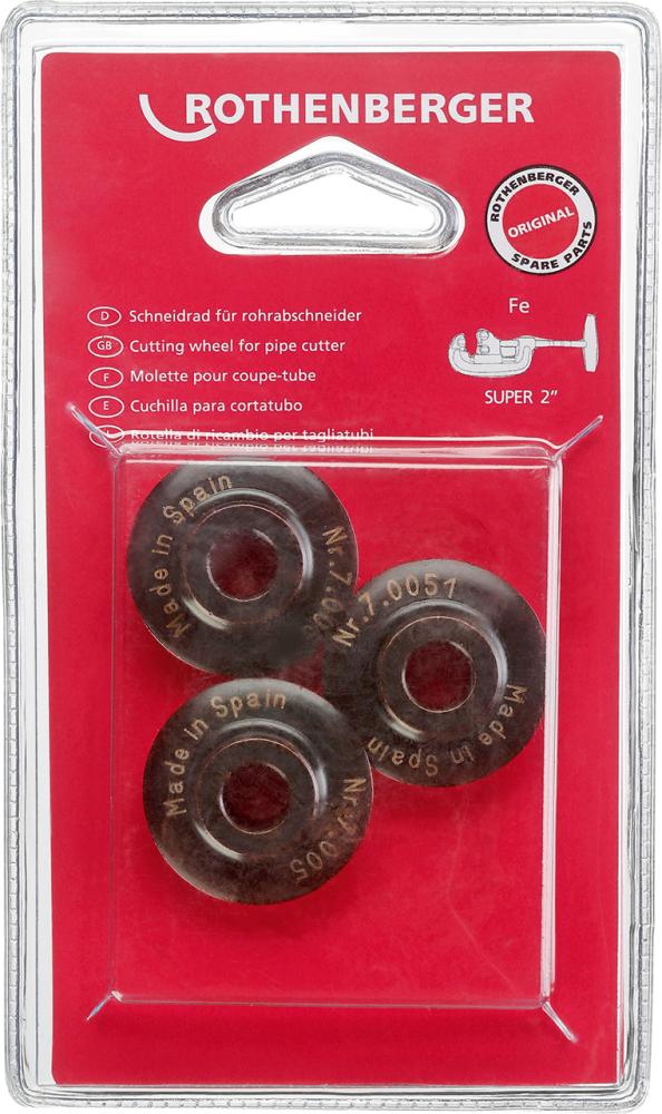 Schneidrad für Stahl 2." Pack a 3 Stck.RothenbRothenberger