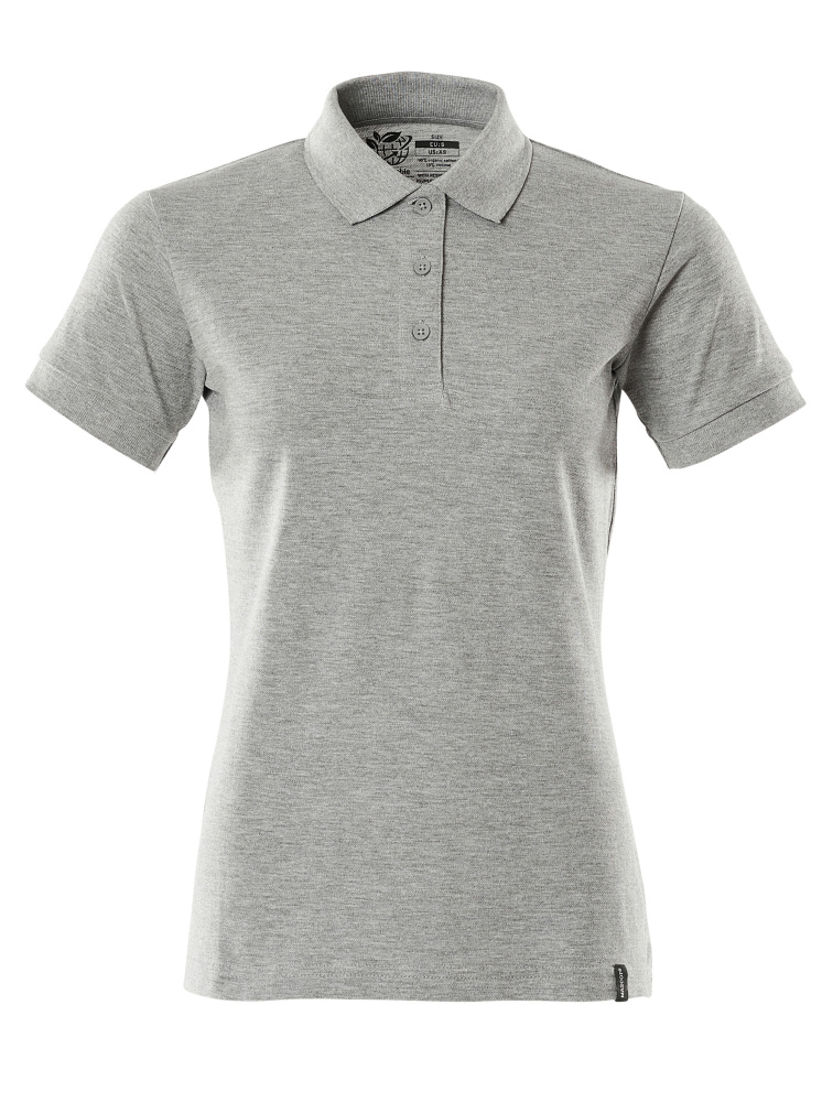Produktfoto Polo-Shirt, Damen Polo-shirt Größe 2XLONE, grau-meliert