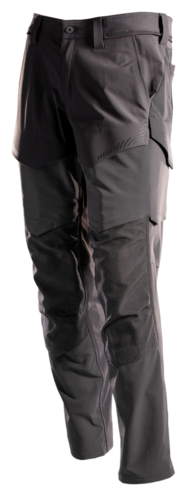 Hose mit Knietaschen, ULTIMATE STRETCH Hose Größe 82C48, schwarz