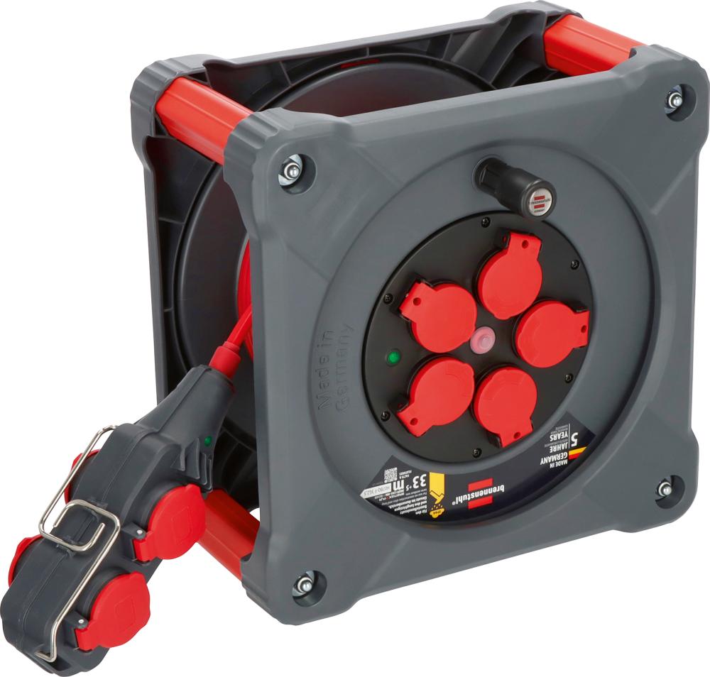 BRENNENSTUHL ProfessionalBaustellen-Kabeltrommel Powerblock KC 3210 5 IP4433+5m H07BQ-F3G2,5