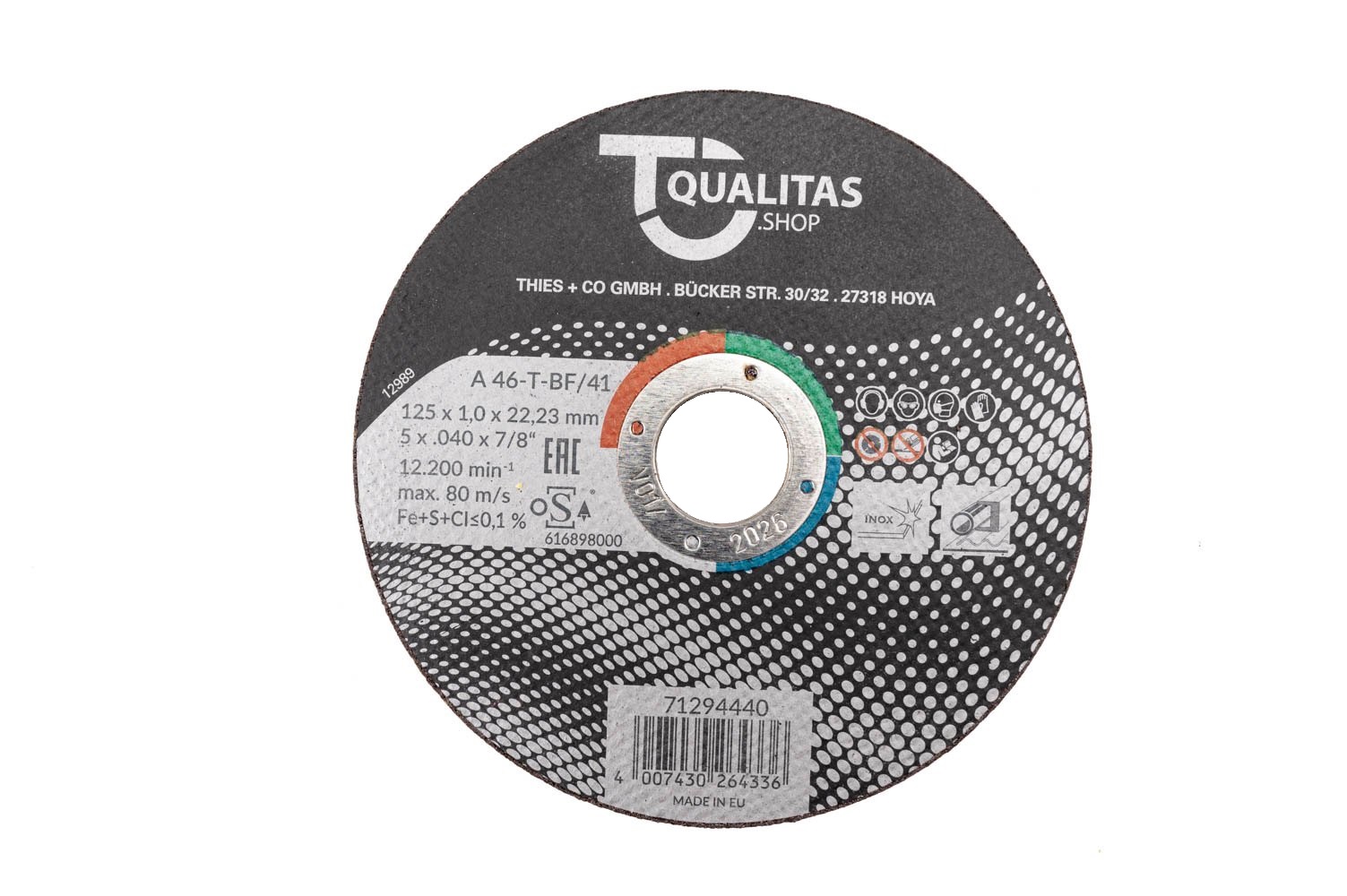 QUALITAS Trennscheibe 125mm
