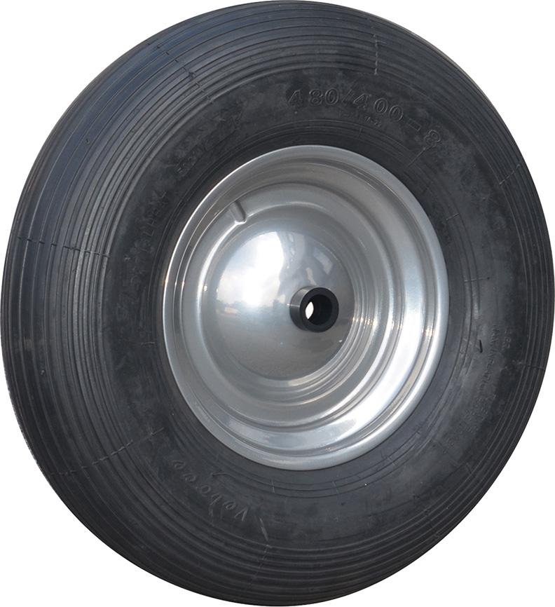 Rad m.Nylonlager u.Achse 400 x 100 mm müba