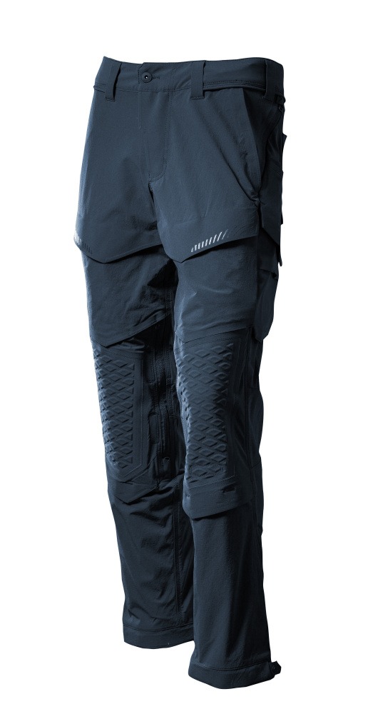 Produktfoto Hose, Knietaschen, Stretch, leicht Hose Größe 76C44, schwarzblau