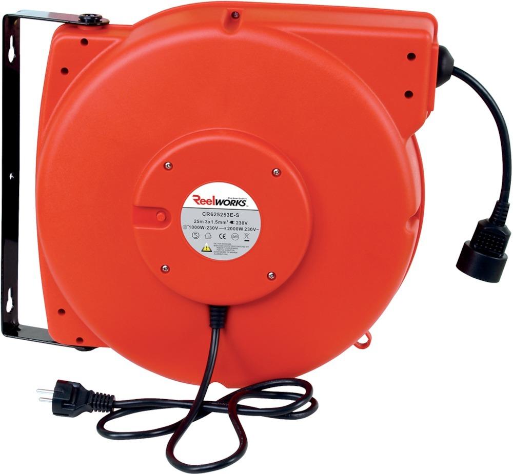 Kabelaufroller 10 m mit Schukostecker