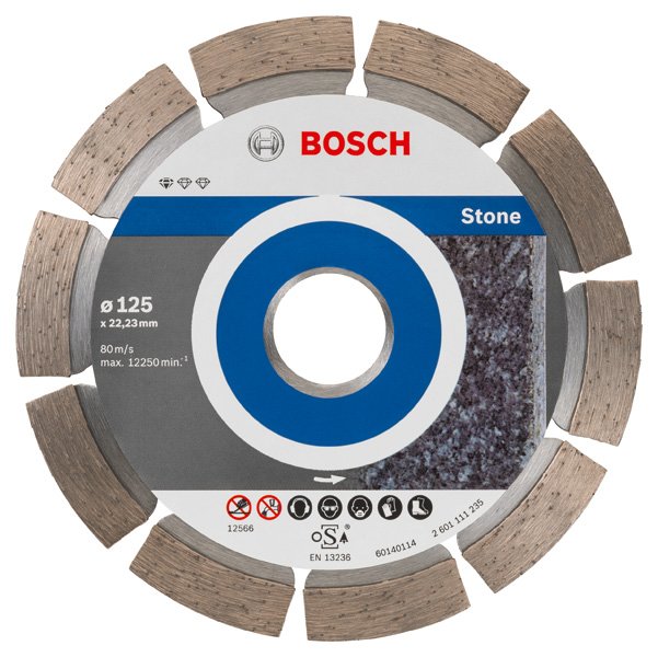 Diamanttrennscheibe Standard for Stone, 125 x 22,23 x 1,6 x 10 mm, 10er-Pack
