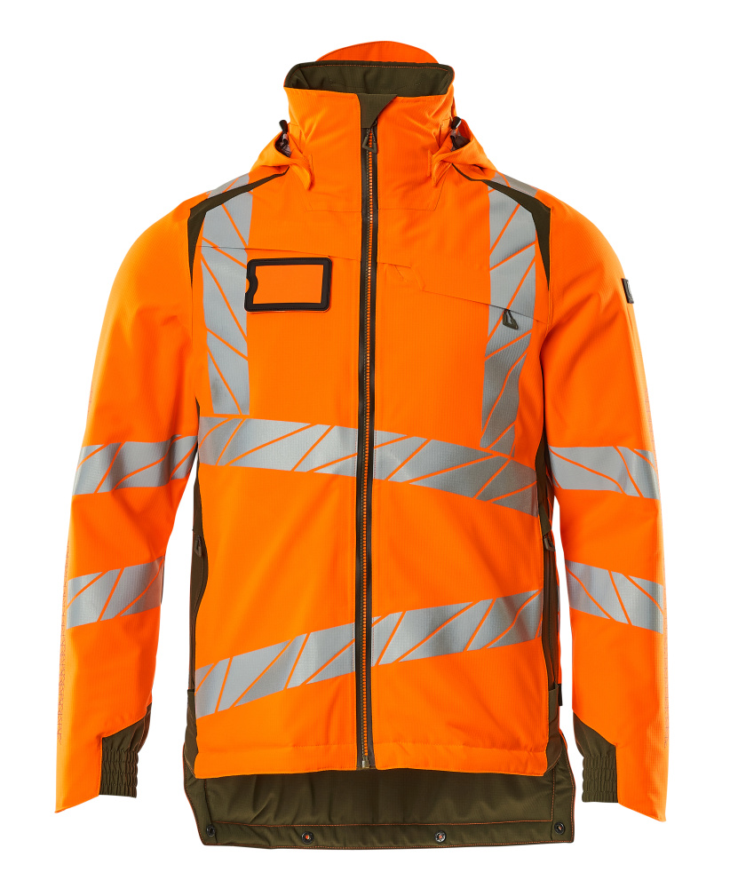 Produktfoto Winterjacke CLIMASCOT®, geringes Gewicht Winterjacke Größe 2XL, hi-vis orange/moosgrün