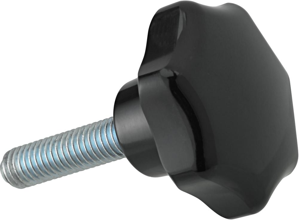 Sterngriff DIN6336A Duroplast, Form L, 25mm, M 5x20, Inhalt: 10 Stück FORTIS Sterngriff DIN6336A Duroplast, Form L, 25mm, M 5x20, Inhalt: 10 Stück FORTIS