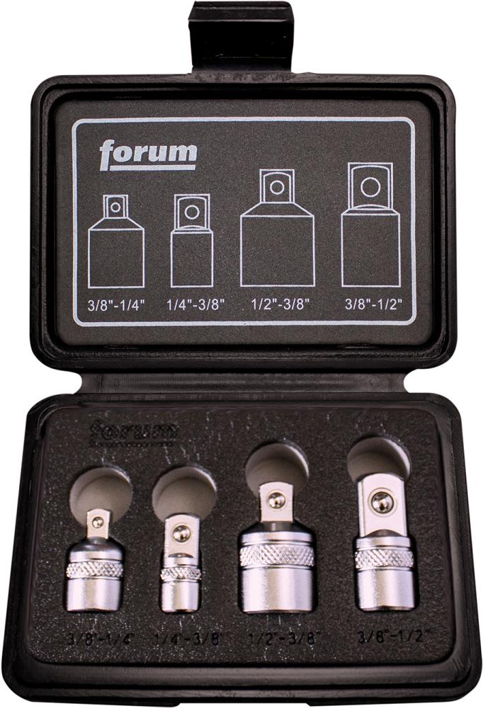 Vergrößerungsstück-/ Reduzierstück-Satz 1/4" -1/2" 4-teilig FORUM