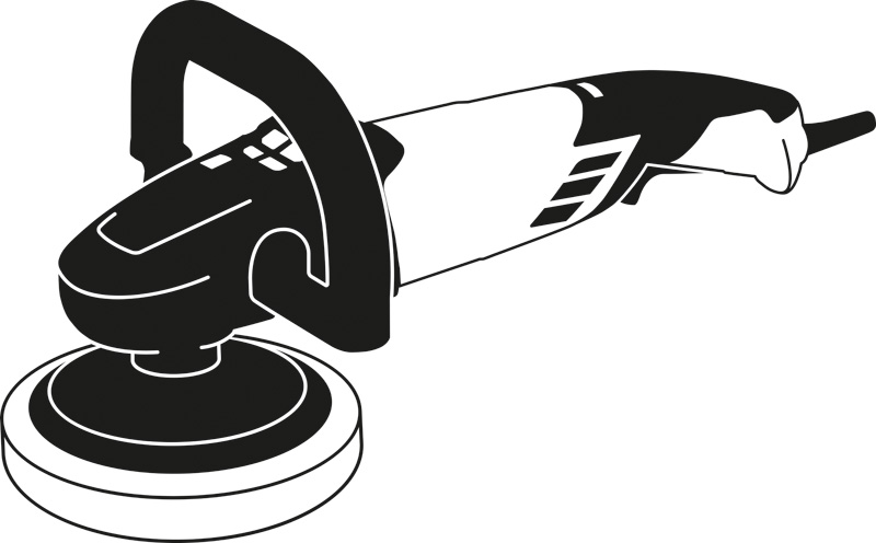 Poliermaschine Logo/Symbolbild
