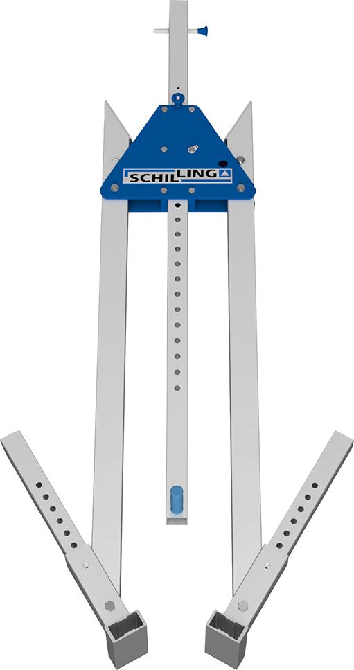 SCHILLING Aluportalkran stationär Höhe 1249-2349mm 1000kg TL 6000mm Alu-Einzel-Träger