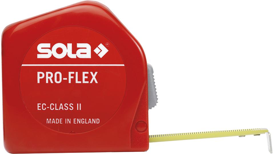 Taschenbandmaß Pro-Flex 3mx13mm gelb Sola