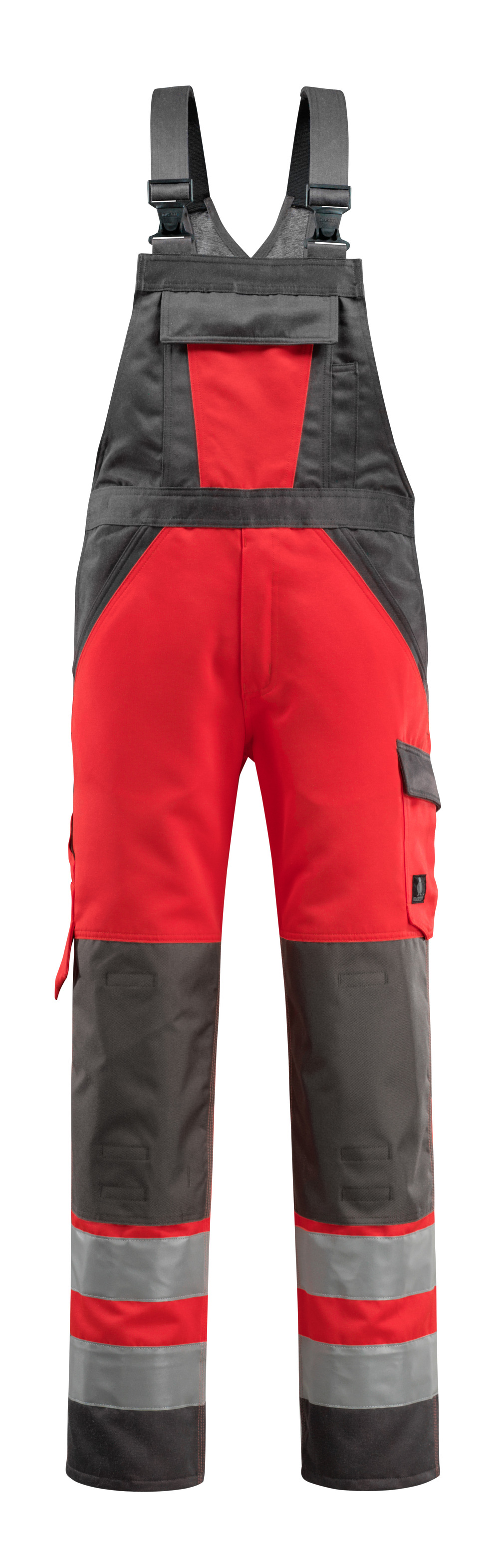 Produktfoto MASCOT® Gosford Latzhose Größe 76C46, hi-vis rot/dunkelanthrazit