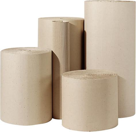 Rollenwellpa. 1-wellig, 1000mm breitx70lfm 80g/qm
