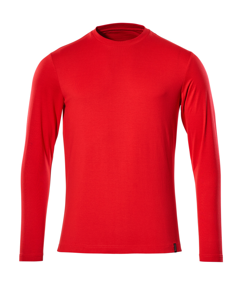 Produktfoto T-Shirt, Langarm, Modern Fit, ProWash® T-shirt Größe 2XLONE, verkehrsrot