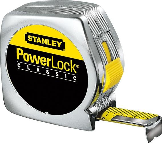 Taschenbandmaß Kunstst. 5m 25mm POWERLOCK Stanley
