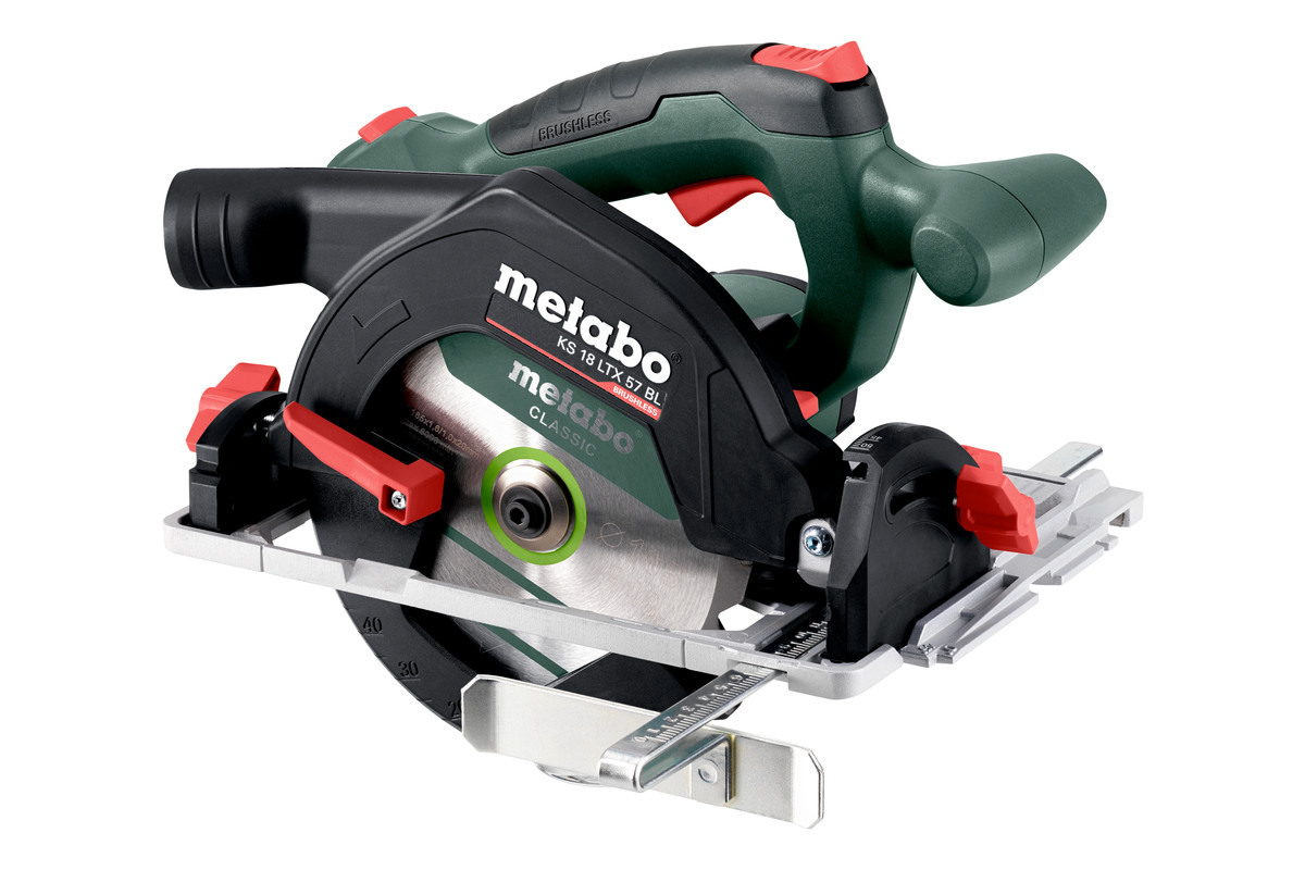 Akku-Handkreissäge solo KS 18 LTX 57 BL Metabo ohne Akku ohne Ladegerät metaBOX