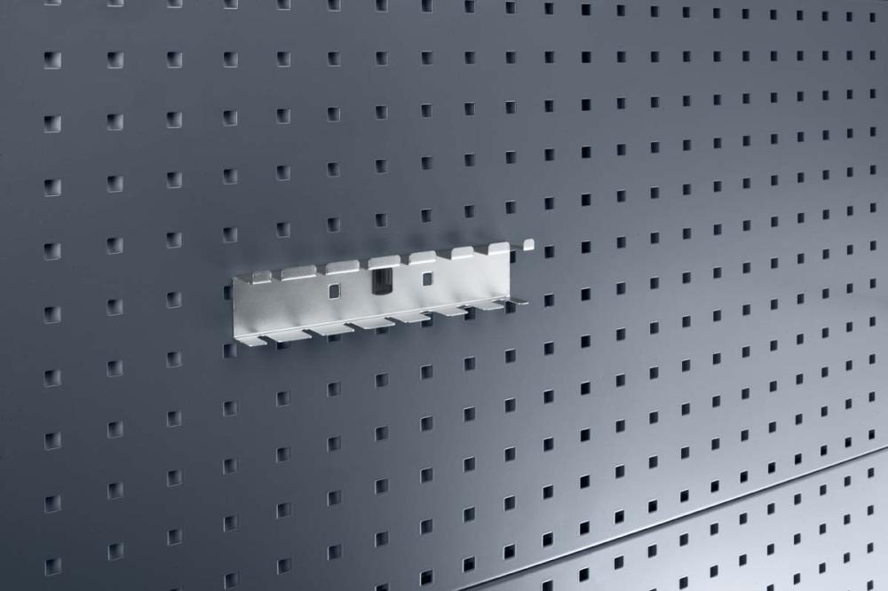 Schraubendreherhalter B225 mm 7 Aufnahmen für Lochplatten bott